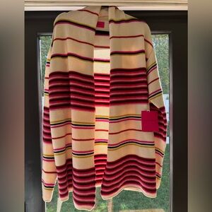 The Elder Statesman striped smoking jacket NWT size M